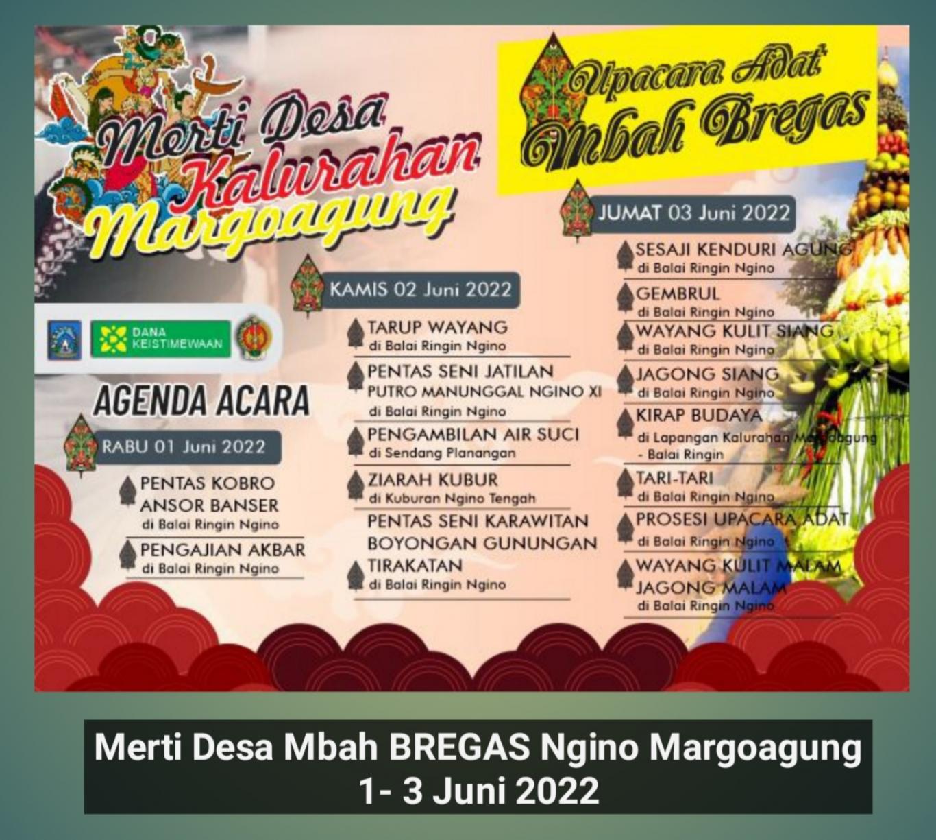 MERTI DESA MBAH BREGAS KALURAHAN MARGOAGUNG