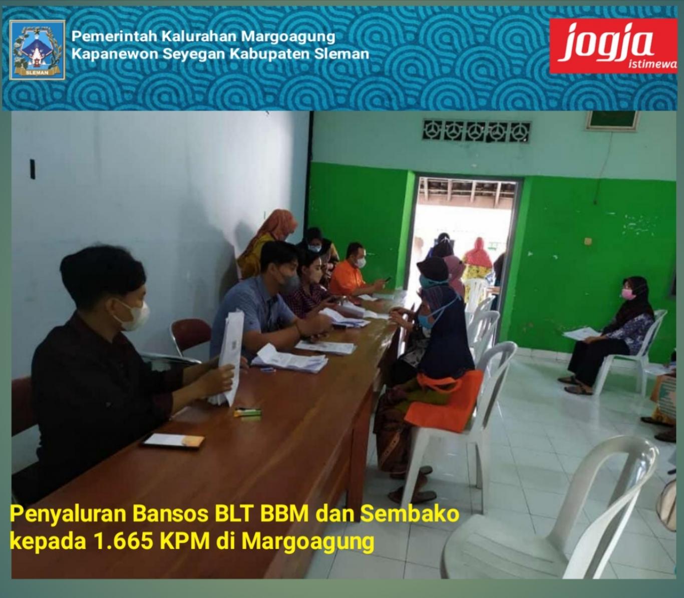 PENYALURAN BANSOS BLT BBM DAN SEMBAKO DI MARGOAGUNG